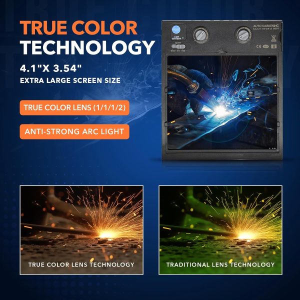 TRQWH Welding Helmet True Color Lens for Welders-2