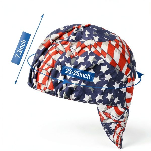 Welding Caps Macarrie Soft Cotton Adjustable Mesh-2