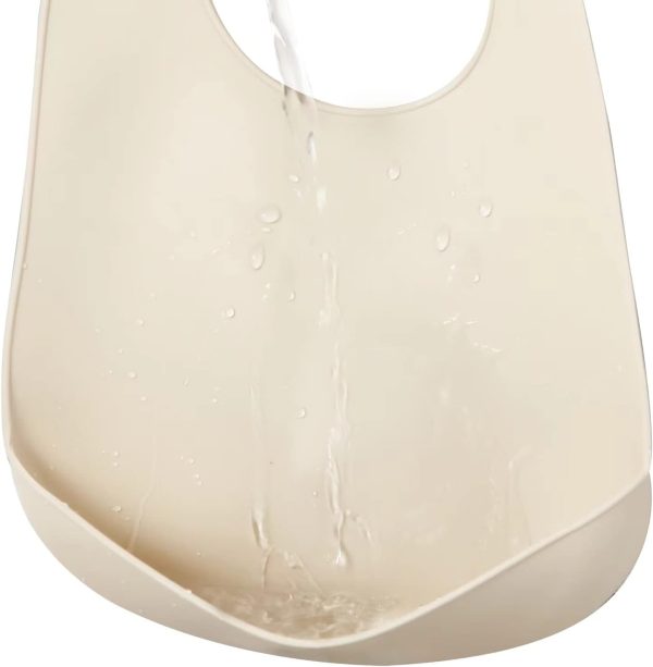 PandaEar Unisex Baby Silicone Bibs Grey-3
