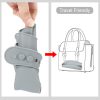 PandaEar Unisex Baby Silicone Bibs Grey-4