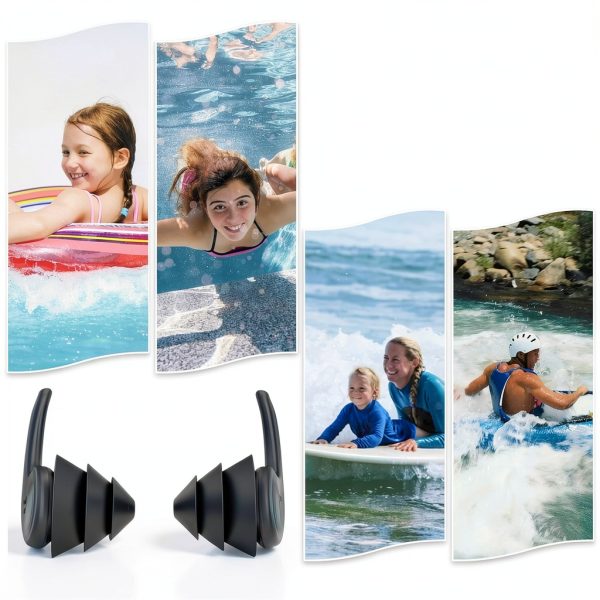 Swimming Earplugs FNGXX Silicone Anti Slip Design-5