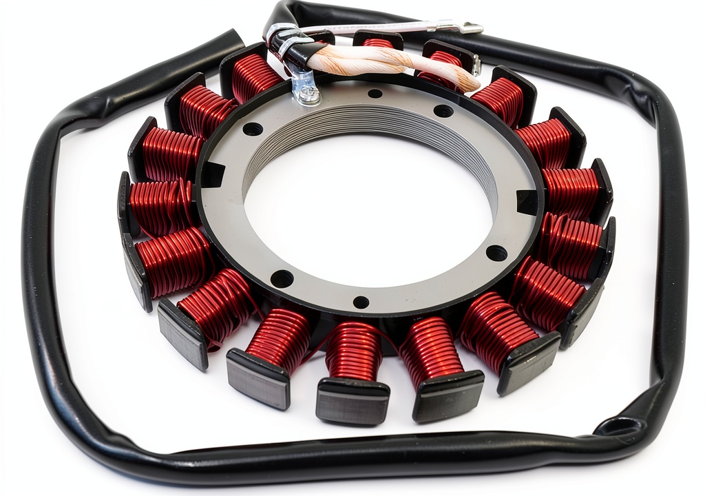 Installing Kohler Engine Stator Assembly by The ROP Shop on a wooden workbench