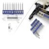 KIMSING MTSD-38 12 Gauge 1.5" Shank Collated Pin – Blue, 800 pcs-1