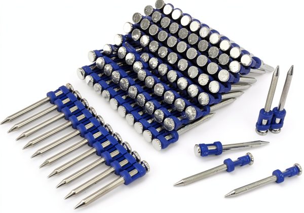 KIMSING MTSD-38 12 Gauge 1.5" Shank Collated Pin – Blue, 800 pcs-0