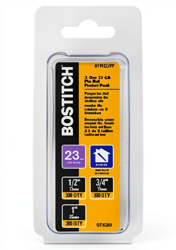 BOSTITCH 23 Gauge PIN Nail Pack 900 Collated Pinner Nails Stainless-0