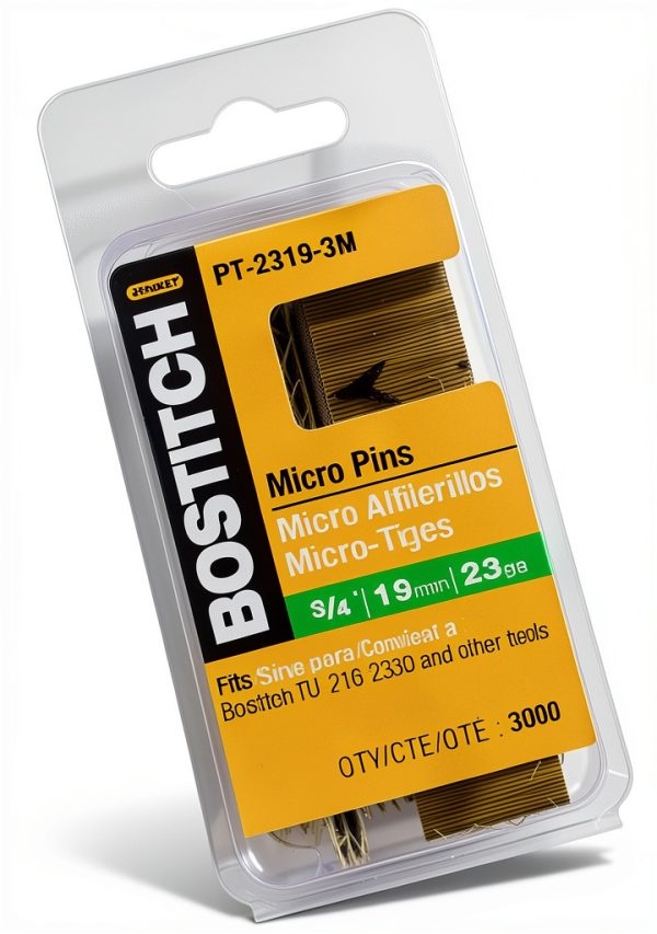 Bostitch Smooth Shank Angled Strip 3/4in 0.023in Dia 23Ga 3k Nails-0