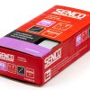 SENCO A109809R 1/2" - 1" 23 Gauge Pin Nails, Galvanized Finish 2,800 Count Pack-2