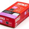 SENCO CZ10EAAR 5/8" 23 Gauge Pin Nails, Galvanized Finish 2,600 Count Pack-2