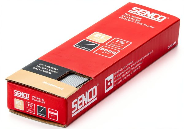 SENCO ZX16EAAR 1-3/8" 21 Gauge Pin Nails, Galvanized Finish 2,000 Count Pack-2
