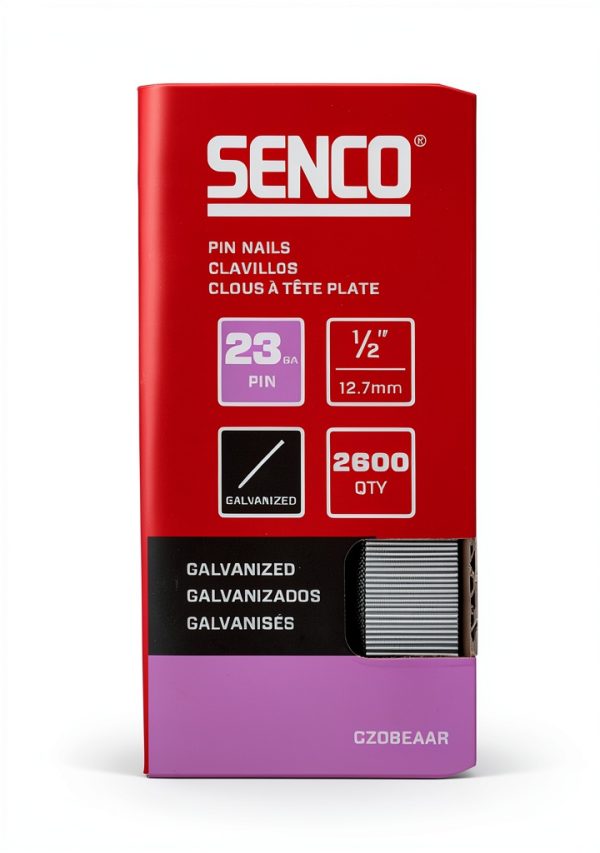 SENCO CZ08EAAR 23 Gauge Pin Nails - Galvanized, 2,600 Count-0