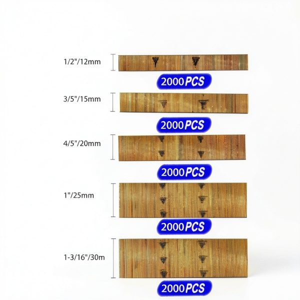23 Gauge Pin Nails Kofdvdz Collated Headless 10000 pcs 5 Sizes-3