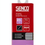 SENCO 23 Gauge Pin Nails CZ15EAAR Galvanized Finish 2,600 Count Pack-0