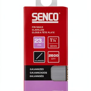 SENCO 23 Gauge Pin Nails CZ15EAAR Galvanized Finish 2,600 Count Pack-0